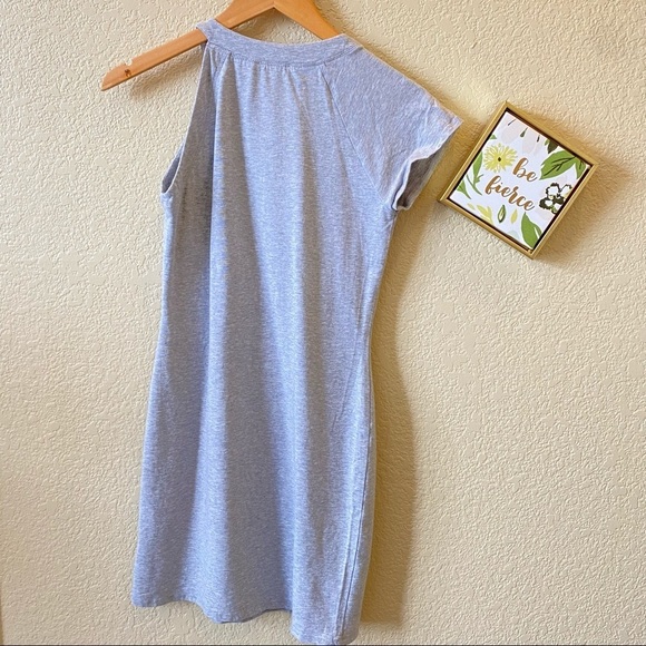 1. State one sleeve grey dress - Picture 3 of 4
